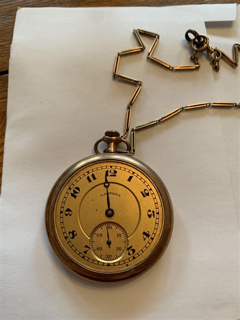 hampden pocket watch identification